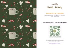 Christmas Patterns Santa Winter Print Digital Paper JPEG Product Image 13