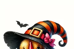 Funny Chicken Witch PNG | Halloween Chicken Lady Shirt Product Image 2