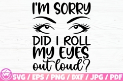 Sassy / Sarcastic Quotes x30 BUNDLE Svg/Eps/Png/Dxf/Jpg/Pdf Product Image 8