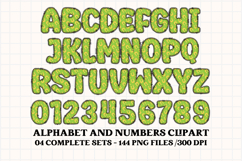 ST PATRICK Alphabet PNG Clipart, St Patrick letters doodle Product Image 5