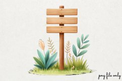 Cute Jungle Animals Tropical Clipart PNG Product Image 1