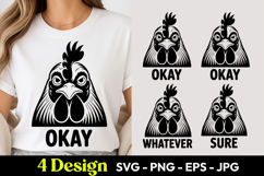 Chicken Okay Whatever Sure SVG PNG Product Image 1