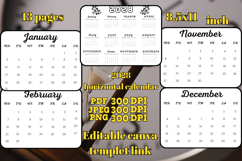 2028 horizontal Calendar Product Image 1