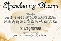Strawberry Charm Curly Font Bundle | Cute Handwritten Family Product Image 13