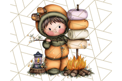 Woodland Autumn Parade Clipart PNG Fall Animals Product Image 5