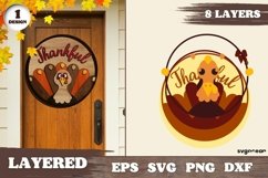 Fall Round Signs | Svg Bundle | Door Hangers Product Image 5