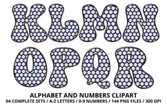 Baseball Sport Alphabet png clipart, baseball letters doodle Product Image 3