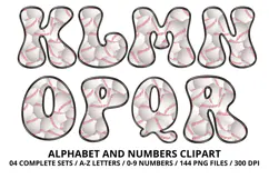 Baseball Sport Alphabet png clipart, baseball letters doodle Product Image 3