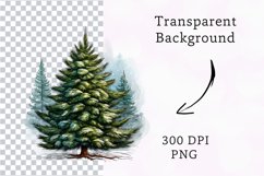 watercolor christmas clipart, christmas png Product Image 3