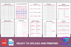 All-In-One Ultimate Life &amp; Wellness Planner Canva Bundle KDP Product Image 3