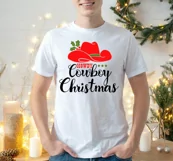 Cowboy Christmas svg, png cut file, Howdy christmas print Product Image 5