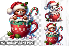 Christmas Sublimation Clipart Bundle - Christmas PNG files Product Image 14