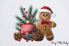 Gingerbread Man Clipart PNG Product Image 1