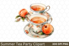 Summer Tea Party Clipart Bundle Product Image 5