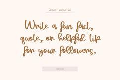Peachy Lines - Bouncy Script Font Product Image 14
