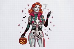 Vintage Witch Halloween Sublimation PNG Product Image 1