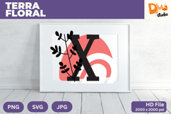 Terra Floral Monogram Product Image 1