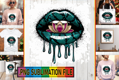Radiant TOTE BAG Art Ideas, Dripping Lips Product Image 1