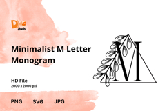 Minimalist Letter Monogram Product Image 1