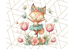 Whimsical Garden Friends Clipart PNG, Animal PNG Product Image 5