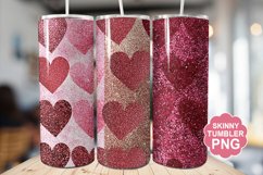 Valentine Glitter Tumbler | Valentine Tumbler Wrap Product Image 1
