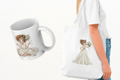 Cute Wedding Bride Clipart Product Image 3