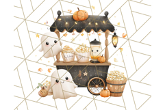 Creepy Carnival Halloween Clipart PNG with Hayride Art Product Image 5