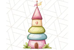 Fairy Tale Unicorn PNG Pastel Magic Clipart, Fantasy Rainbow Product Image 5