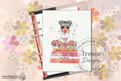 Bride Chibi PNG White Robe Bridal Shower Clipart Silver Hair Product Image 9
