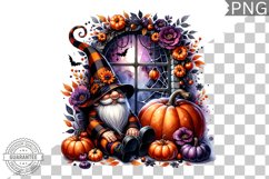 Halloween Gnome Sublimation - Clipart PNG Bundle Product Image 10