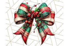 Bright Shiny Christmas Bows PNG Clipart, Winter Holiday Png Product Image 5