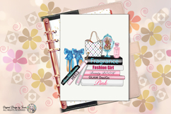 Fashion Girl Glam Books Heels Perfume PNG Luxury Art Product Image 10