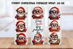 Funny christmas characters Tumbler Wraps|BUNDLE PNG. Product Image 13