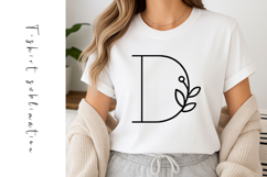 Alphabet, Letters, Monogram, Black flowers Product Image 1