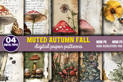 Muted Autumn Fall Backgrounds PNG Product Image 1