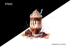 Milkshake Clipart, Food Clipart Product Image 1
