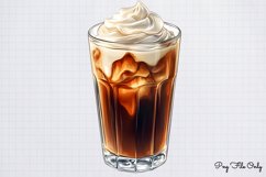 Coffee Shop Girls Clipart PNG Product Image 1
