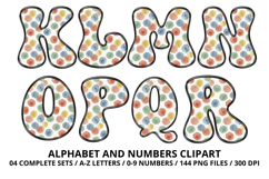 Vintage Toys Alphabet and Numbers PNG 300 DPI Product Image 3