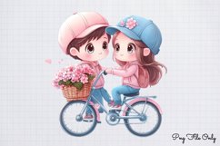 Coquette Valentine Sublimation Clipart PNG Product Image 1