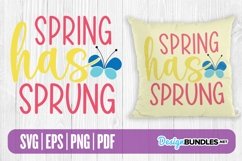 Spring Has Sprung | Spring Easter - SVG Product Image 1