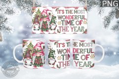 It's The Most Mug Wrap Design-Christmas Gnome Sublimation Product Image 1