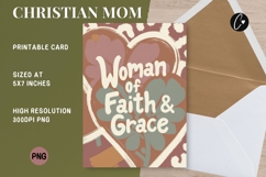 Christian Mother's Day Card | Bible Verse Printable Product Image 1