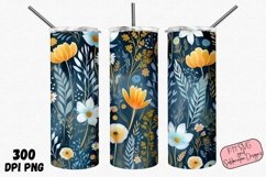 Whimsical Floral 20oz Tumbler PNG Sublimation Bundle Product Image 7