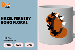 Hazel Fernery Boho Floral Monogram Product Image 1