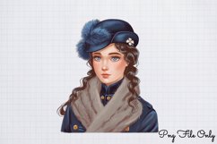 Victorian Winter Clipart Sublimation PNG Product Image 1