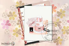 Wedding Cake PNG |Pink Just Married Clipart Sublimation Product Image 10