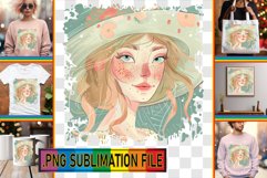 Chic Beauty Watercolor Sublimation Product Image 1