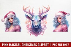 Pink Magical Christmas Sublimation Product Image 1