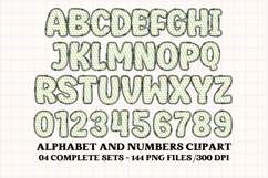 ST PATRICK Alphabet PNG Clipart, St Patrick letters doodle Product Image 5