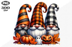 Halloween Gnomes Sublimation - Clipart PNG Design Product Image 1